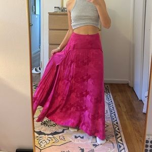 Loveshackfancy Jacquard Maxi Skirt